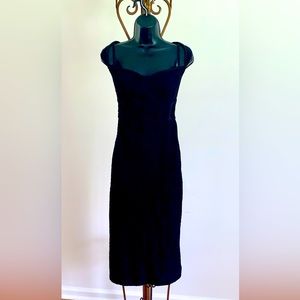 Anthropologie size large new with tag black dress